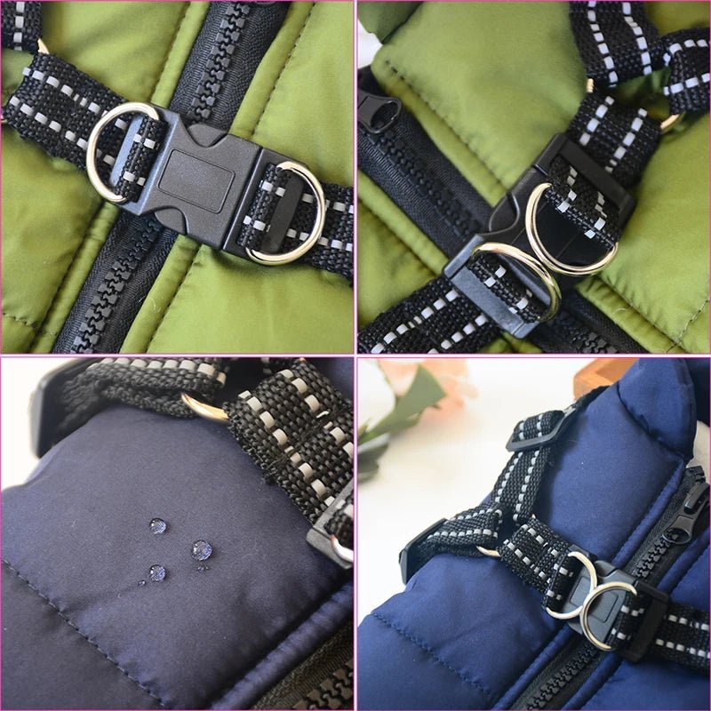 Waterproof Fleece Dog Coat - Tails & Paws