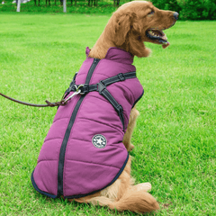 Waterproof Fleece Dog Coat - Tails & Paws