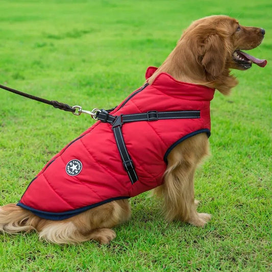 Waterproof Fleece Dog Coat - Tails & Paws