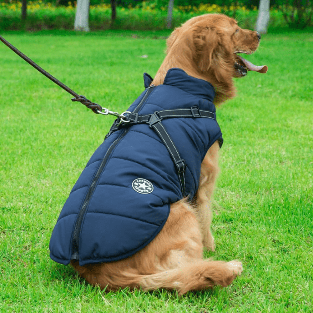 Waterproof Fleece Dog Coat - Tails & Paws