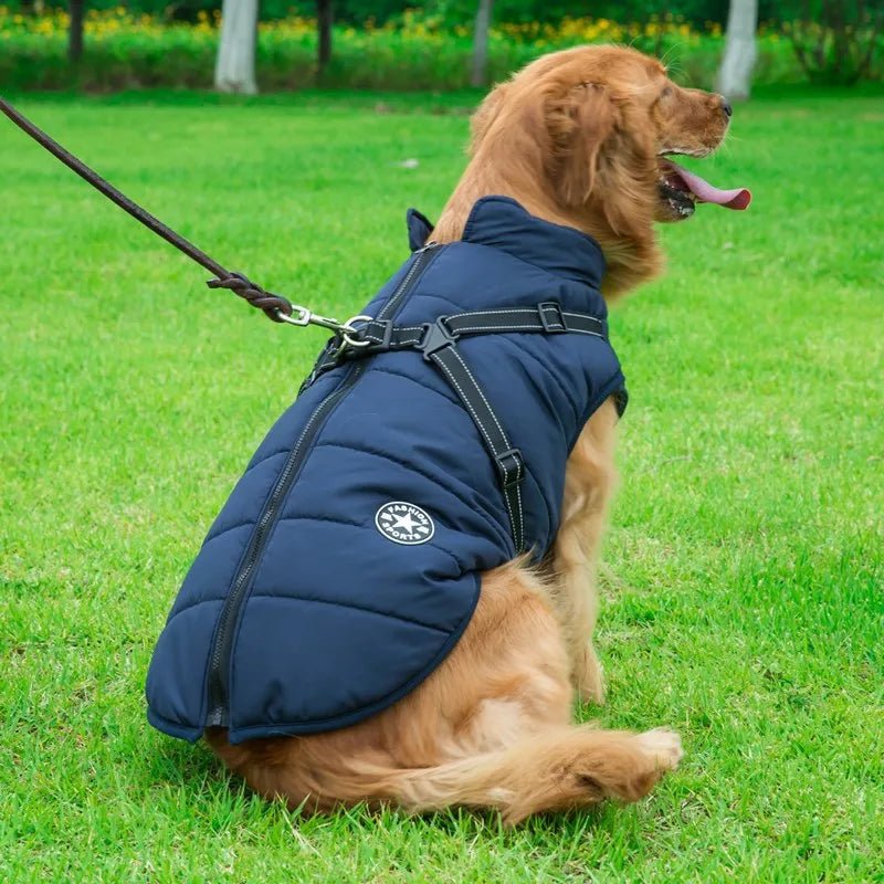 Waterproof Fleece Dog Coat - Tails & Paws