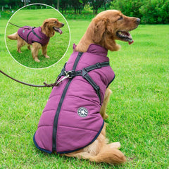 Waterproof Fleece Dog Coat - Tails & Paws